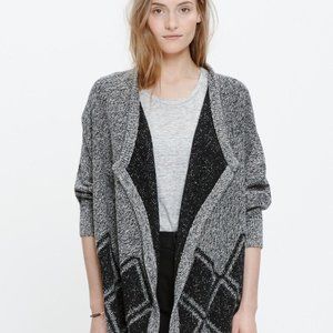 Madewell All Angles Cardigan Sweater in Marked Ebony Sz XS/S